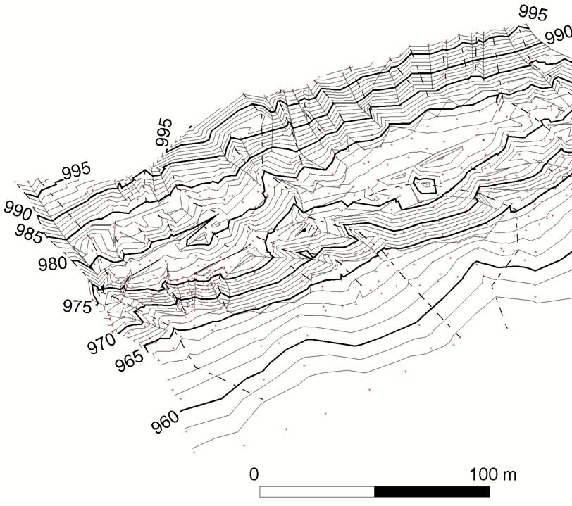 τοπογραφικο διαγραμμα με συντεταγμενες